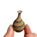 Rainbow Miniature Bottle, Hand Blown Glass