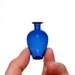 Miniature Vase in Blue, Hand Blown Glass