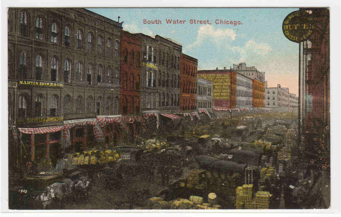 South Water Street Market Chicago Illinois by ThePostcardDepot