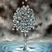 RESERVED: Storm tree - original acrylic painting on canvas sheet with hangers