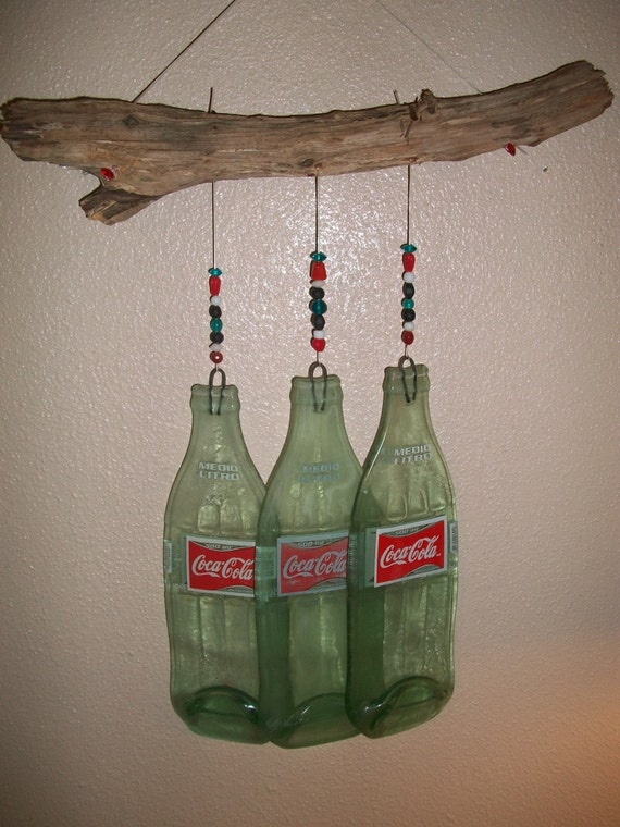 Melted Recycled Large Coke Coca Cola Bottle Wind