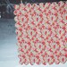 Baby Quilt with Scalloped Edges, Flowers and Polka Dots