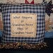 New Grandmother Gift PRIMITIVE GRANDMA PILLOW Country Decor Rustic Accent Stitchery Prim Grungy Grubby Folk Art Nana Mawmaw Make Do Bench WHAT HAPPENS AT GRANDMAs STAYS AT GRANDMAs Grandparent Hand Stitched Primitave Plaid FREE US SHIPPING