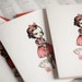 The Catbus Kittens -3 blank notecards- by Mab Graves