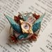Snow White and the Bluebird of Happiness - Eye Candy brooch - by Mab Graves