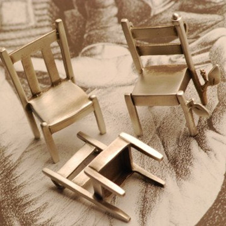 Sprouting Chair Necklace by RonePrinz on Etsy