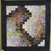 Contemporary Art Quilt, Playing Around, Abstract Wall Hanging