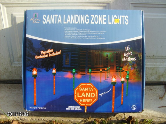 santa landing zone lights santa landing zone lights
