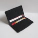 Credit Card, Business Card Holder - Black with Gray Lining