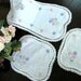 Linen Matching Duchess Dresser Doilies - Set of Three 7371