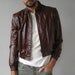 Oxblood Leather Jacket - Small
