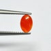 Carnelian Agate Oval Cabochon - 7.1 x 5.0 x 2.5 mm - 0.7 ct - 120405-01
