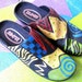 Hand Painted Vegan Clogs New in sizes 7 8 9 10 11