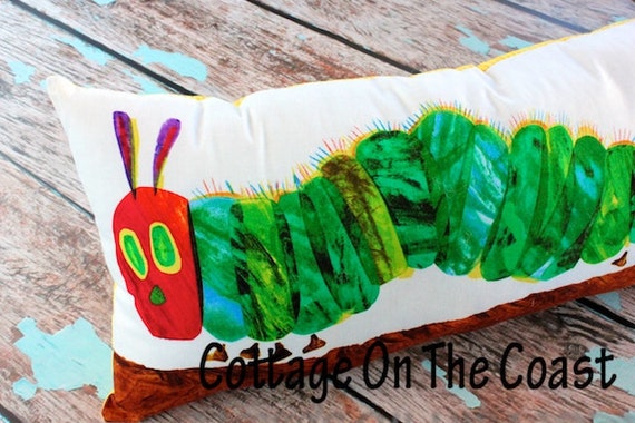 hungry caterpillar pillow