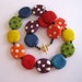 Beaded Necklace, Fair Trade Beads, Kazuri Necklace, Rainbow Colored