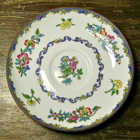 Antique Saucers MINTON CHINA for Tiffany and Co.