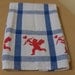 Vintage 1970s Valentine Kitchen Towel