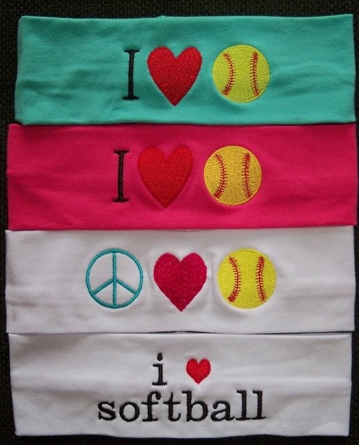 Softball Stretch Headbands
