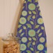 Designer Ironing Board Cover - Michael Miller Gypsy Bandana Moon Flower in Periwinkle