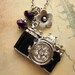 Take a Picture silver finish camera necklace