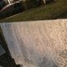 Vintage Pair of Lace Curtains - Two Panels - Rod Pocket - 84 inches long -