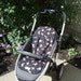 Sale- Alexander Henry Snuggle Skull Stroller Pad