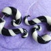 THE ORIGINAL Zebra Fake Gauge Earring