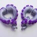 Drax Silver Tentacle Earring Fake Gauge
