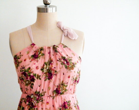 Items Similar To Cherry Blossom Dress For Spring In Pink On Etsy