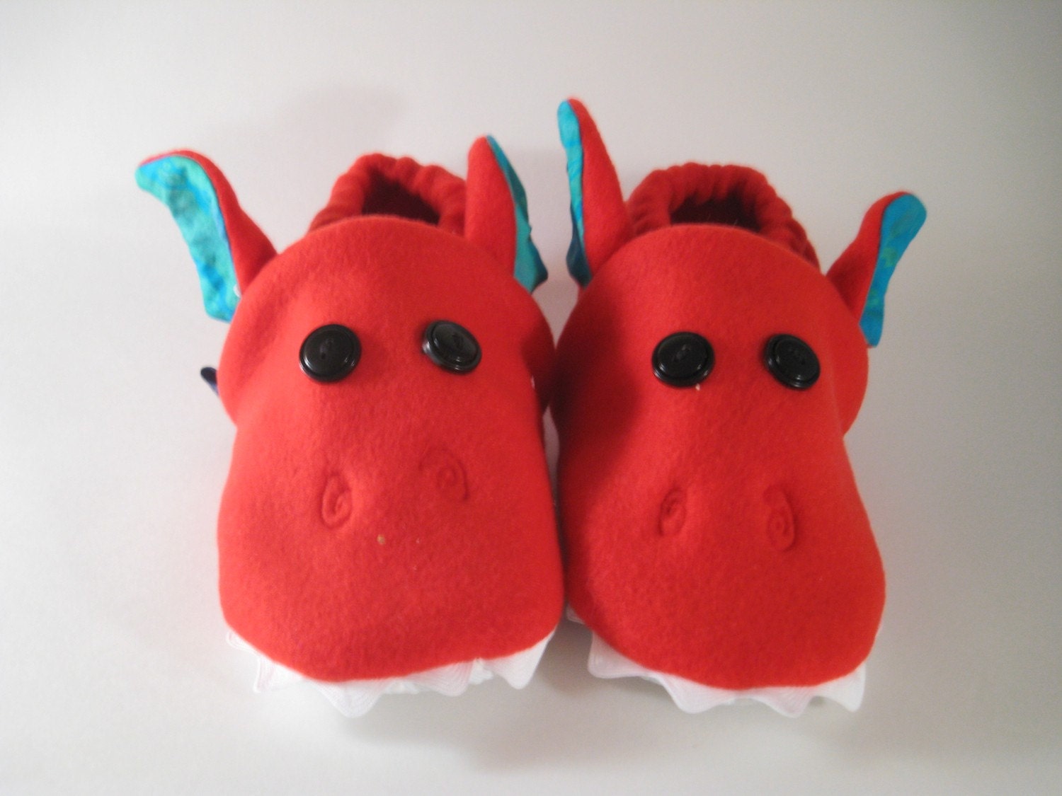 red dragons slippers