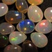 16pcs - AAA - High Quality - Ethiopian Opal - Smooth Polished Pear Briolett Focal Drilled Amazing Colour Full Fire Size - 6 - 10 mm approx