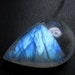 Truly -Very Beautifull AAAA -High Grade Rainbow Moonstone Smooth Pear Briolett Focal Drilled Amazing Rainbow Flashy Fire Huge Size15.5x28mm