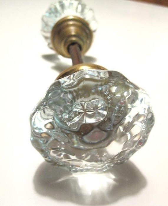 Vintage Glass Door Knobs