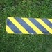 Vintage Bridge Warning Sign - Black and Yellow