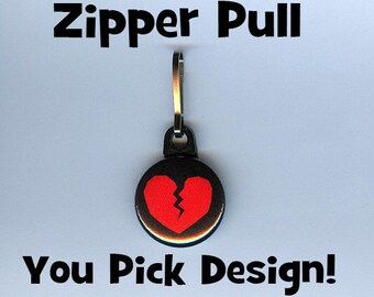 Button Zipper Pull - any design you want