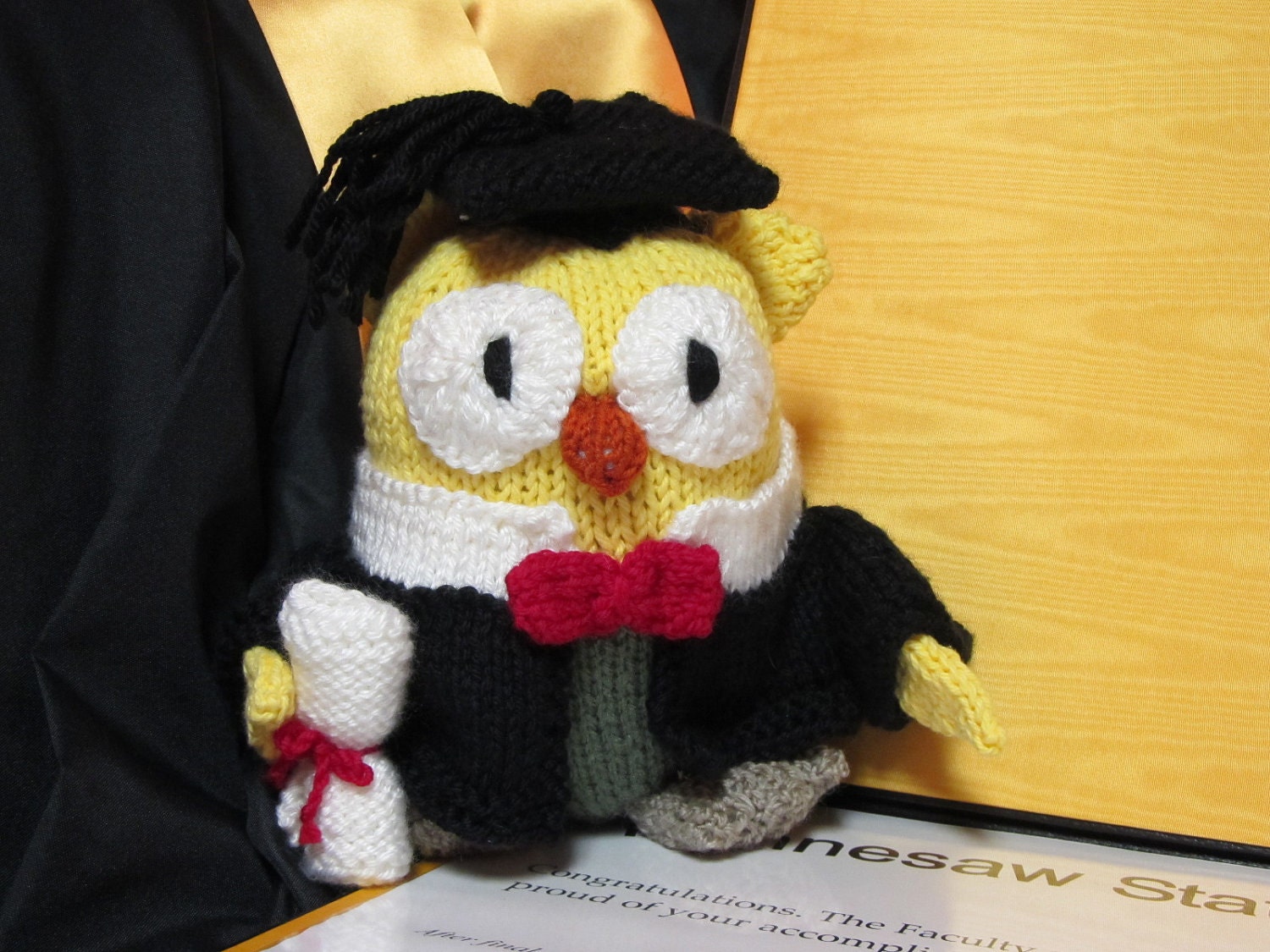 stuffed graduation owl