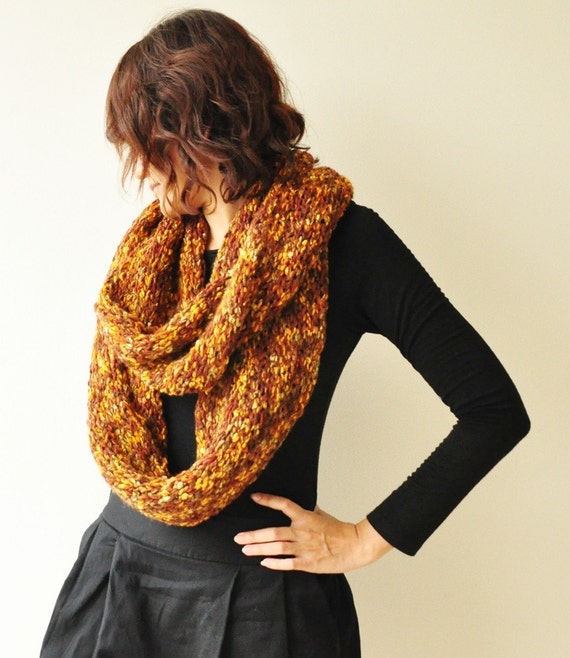 Items similar to Golden River Donut Scarf on Etsy