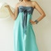 SALE 20% Feel So Good ...Blue Halter Maxi Cotton dress 2 Sizes Available
