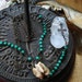 Bone Rosary - vertebra and antique cross vintage jewelry