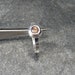 Sterling Silver and Topaz CZ Stackable Ring-Choose Your Stone