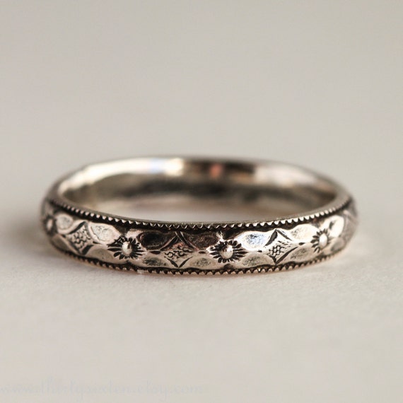 Thin Wedding Ring, Sterling Silver Band, wedding jewelry