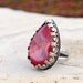 Druzy and Sterling Silver Ring