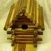 Handcrafted Cedar Log Birdhouse