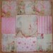Chic Shabby Pink Roses Decoupaged Picture Frame