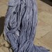 Rayon (Viscose) yarn, hand spun dyed, soft lavender purple tones. MORE AVAILABLE 6-17-2