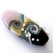 Handmade lampwork glass focal