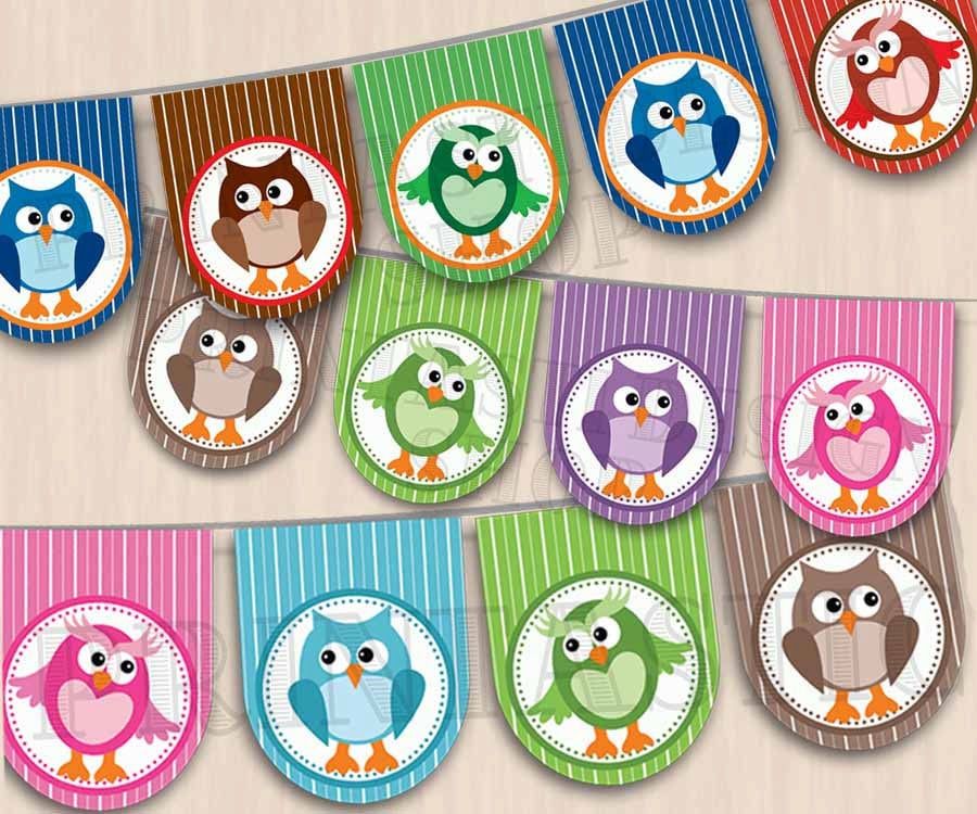 OWL Printable Party Banner