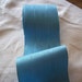 2 yds. of moire sky blue taffeta ribbon 3"