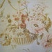 Antique french fabric cotton or linen 1880s to 1920s