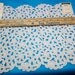 1 antique salesmans lace sample in pristine white